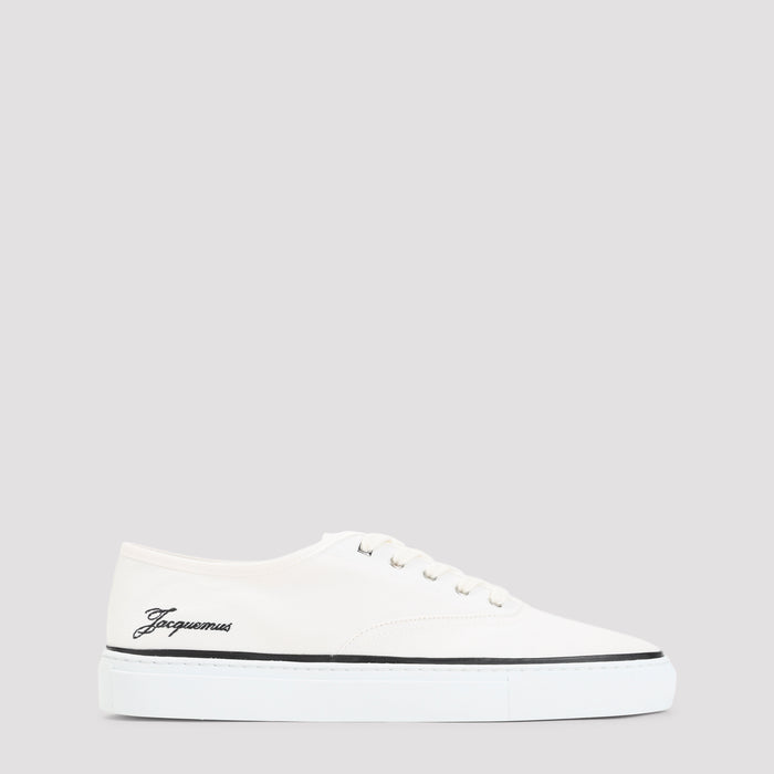 Les Fefe Sneakers White Cotton Rubber