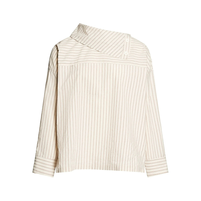 Shirt Yves Salomon Neutrals/red Pure Cotton: 100