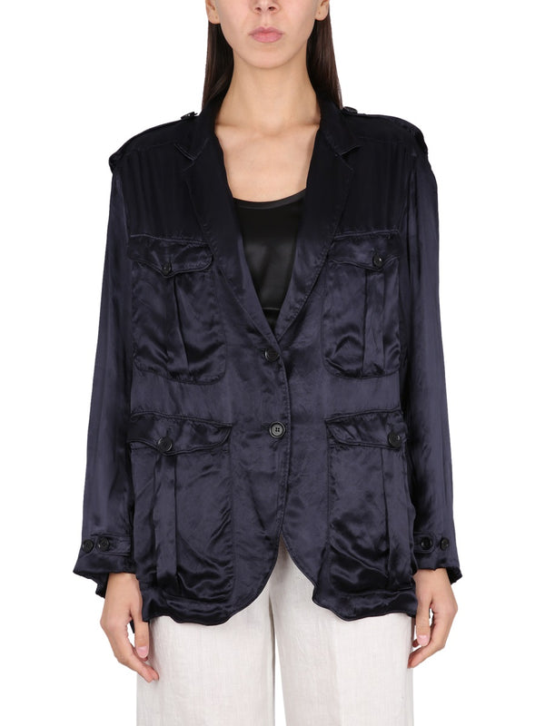 Jacket With Pockets Blue Tooth Reves