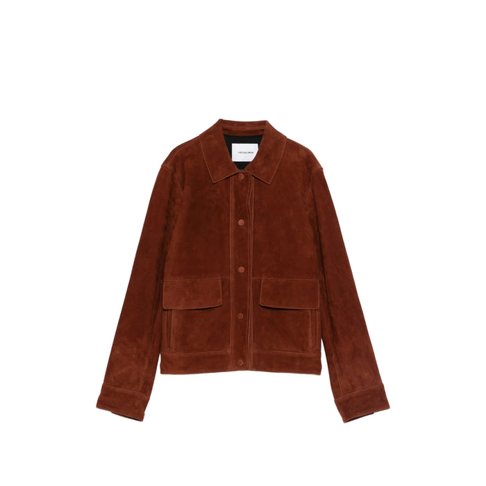 Outerwear Yves Salomon Brown Lambskin: 100. Outerwears