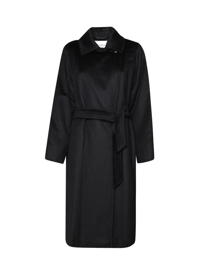Max Mara Coats Black Camel