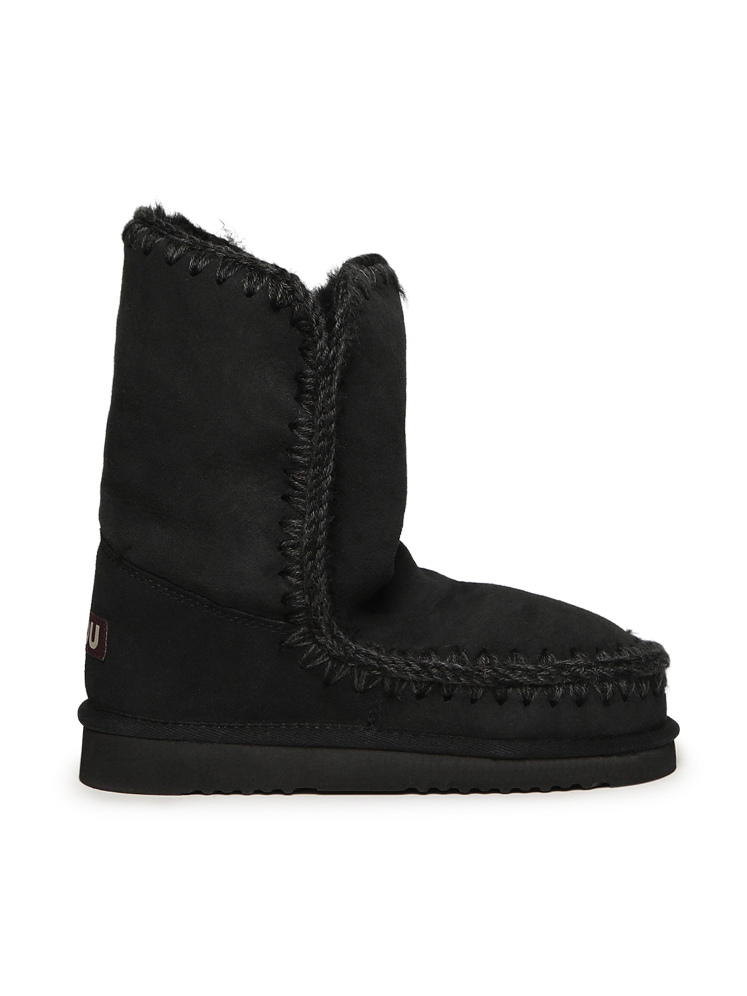 Mou Boots Black Sheepskin