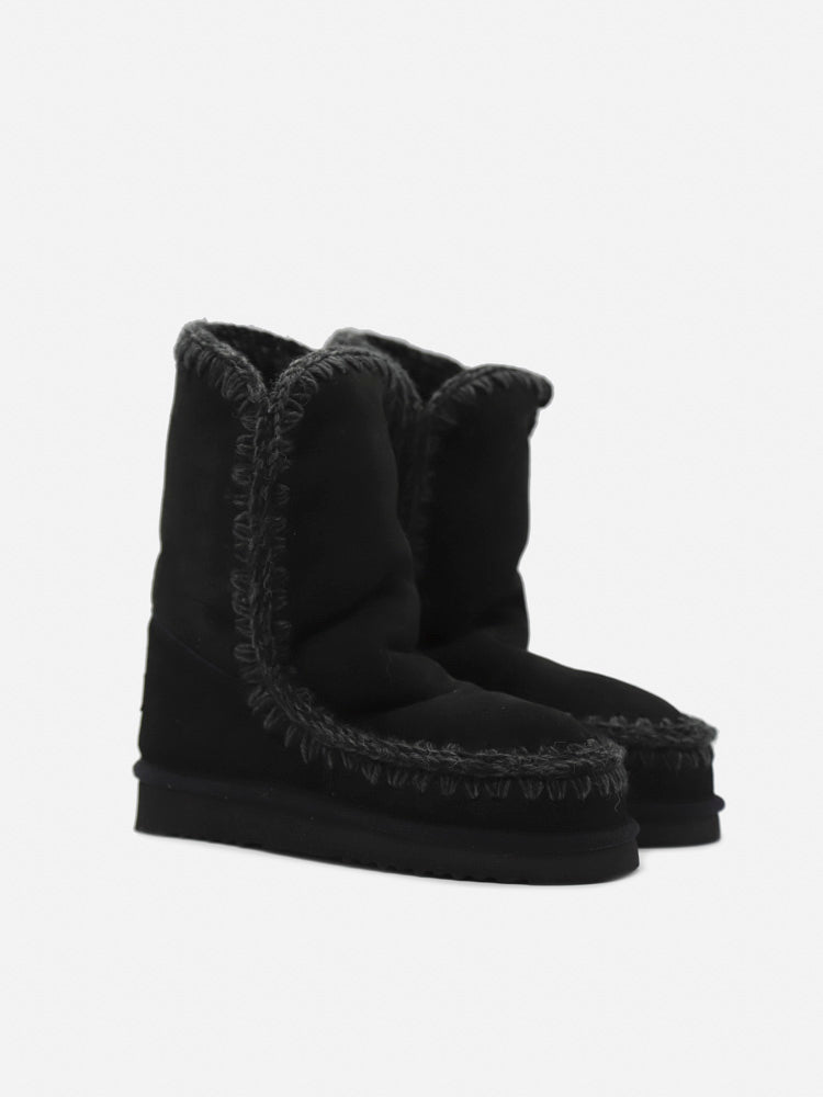 Mou Boots Black Sheepskin