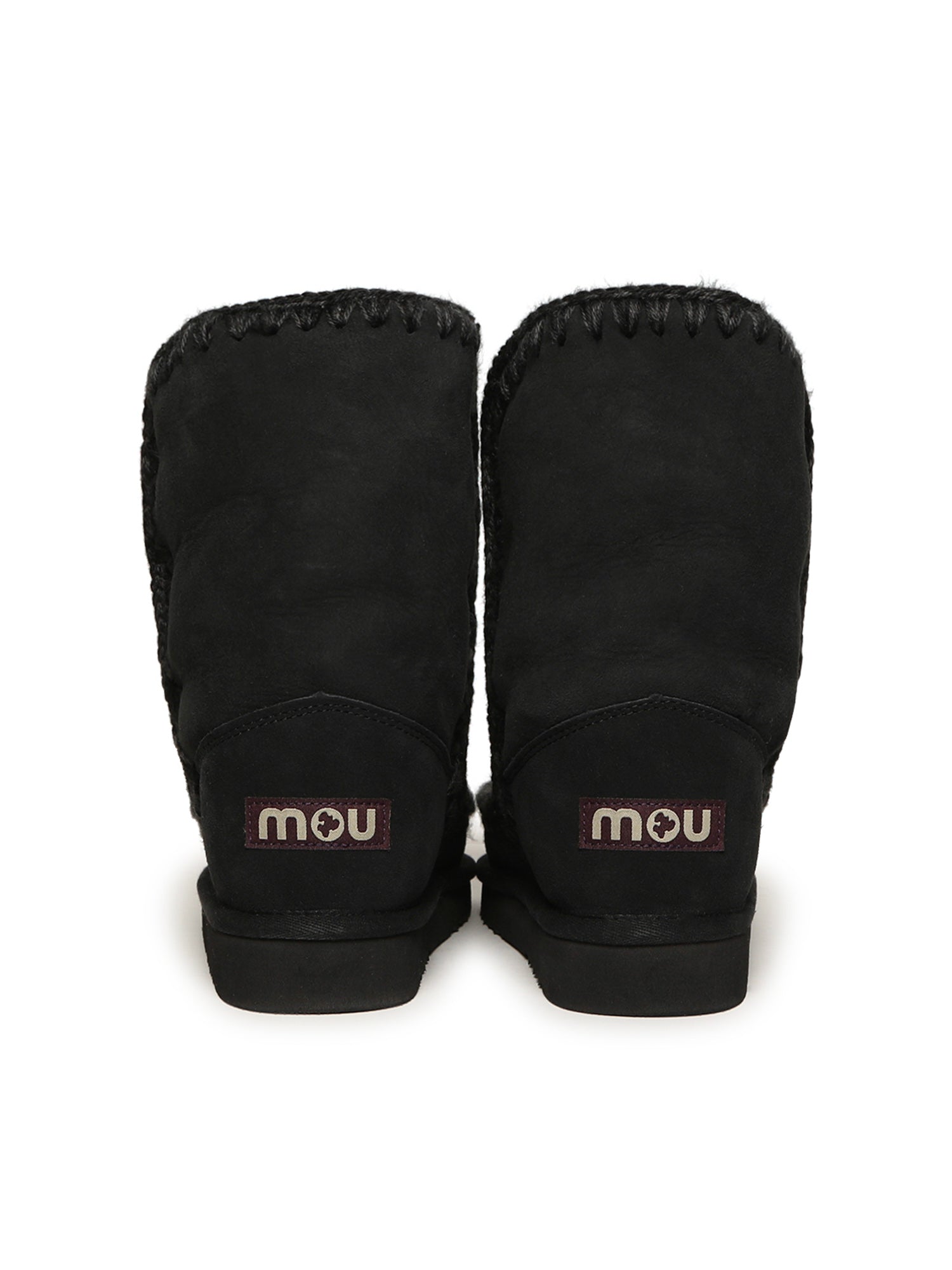 Mou Boots Black Sheepskin