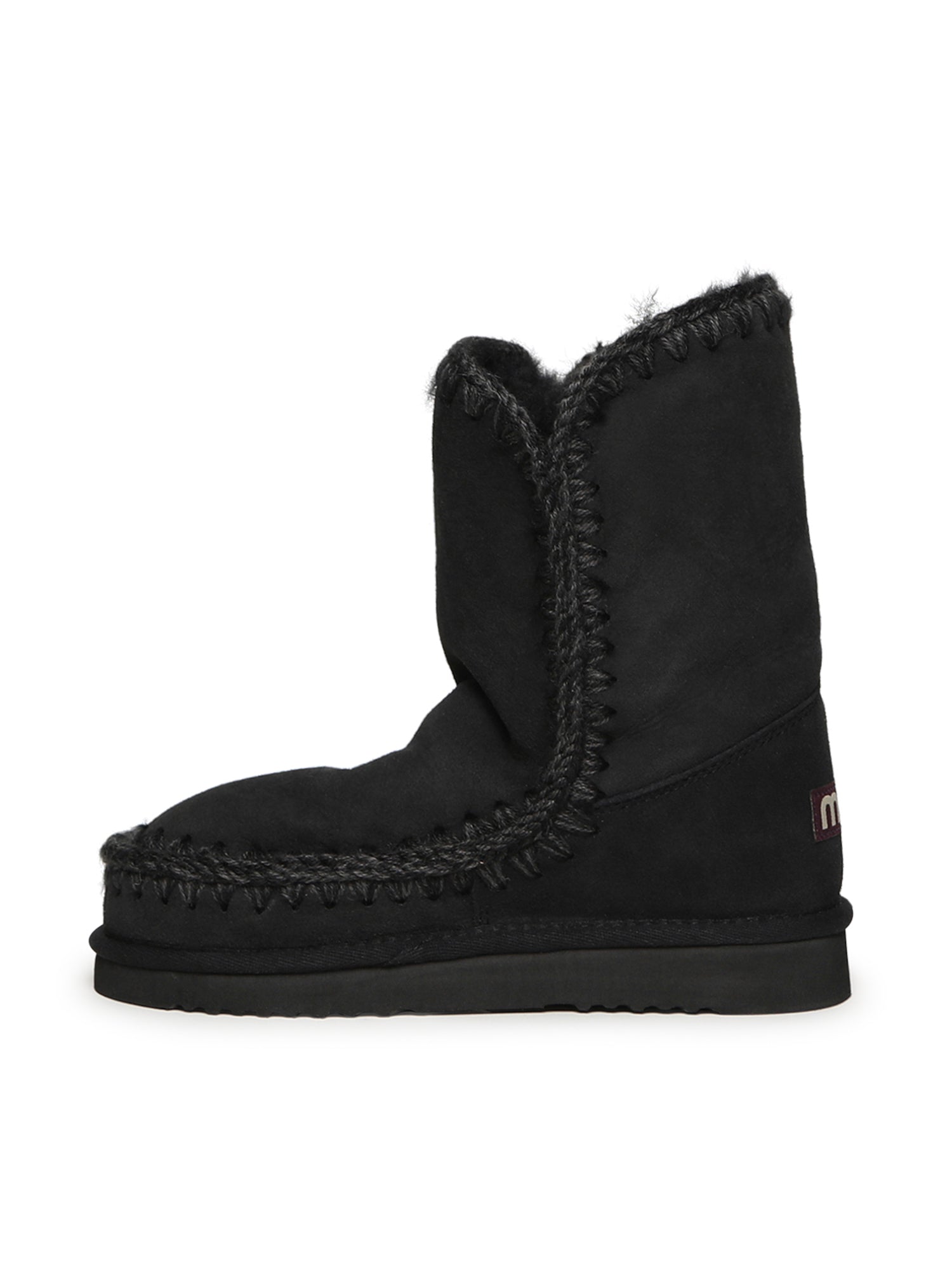 Mou Boots Black Sheepskin