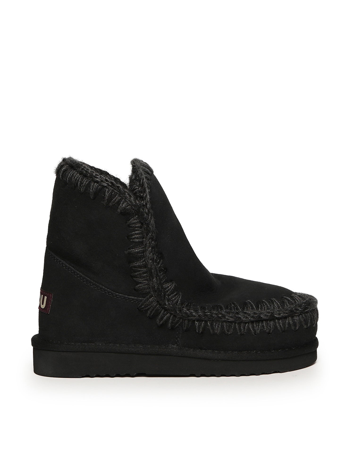 Mou Boots Black Sheepskin