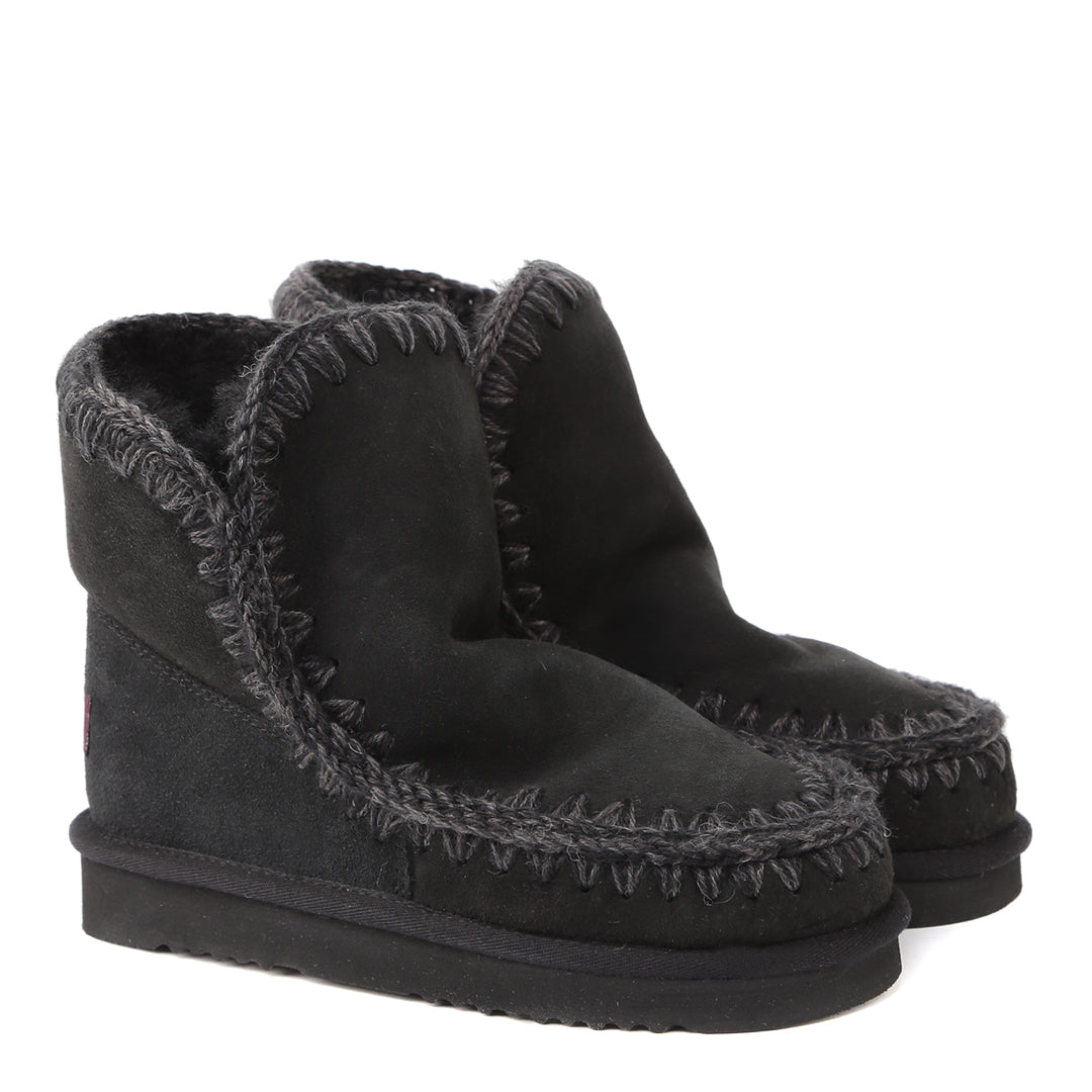 Mou Boots Black Sheepskin