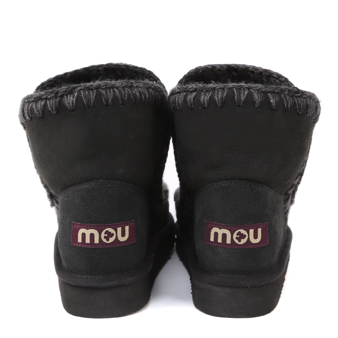 Mou Boots Black Sheepskin