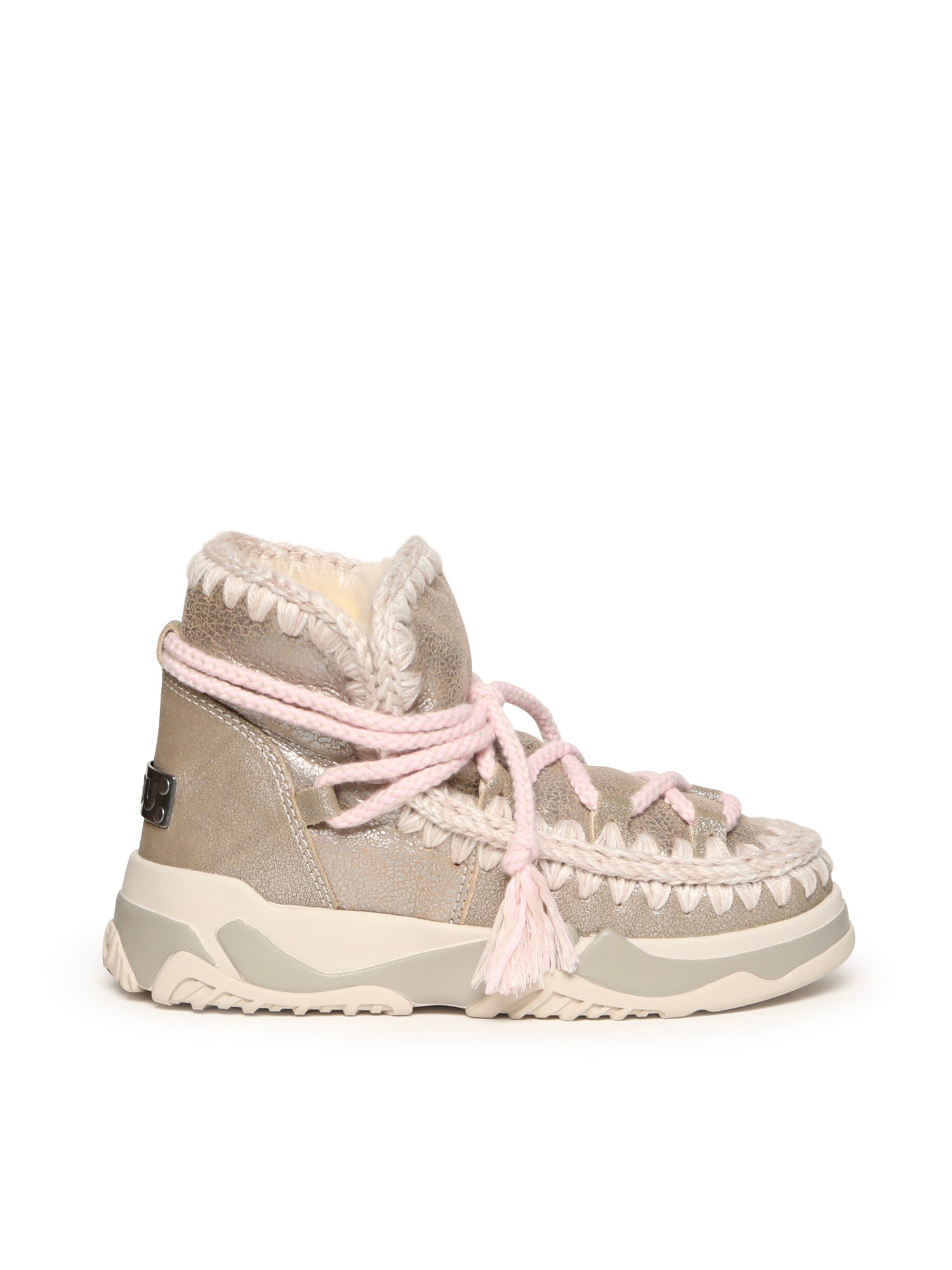 Mou Sneakers Stone Metalic Sheepskin