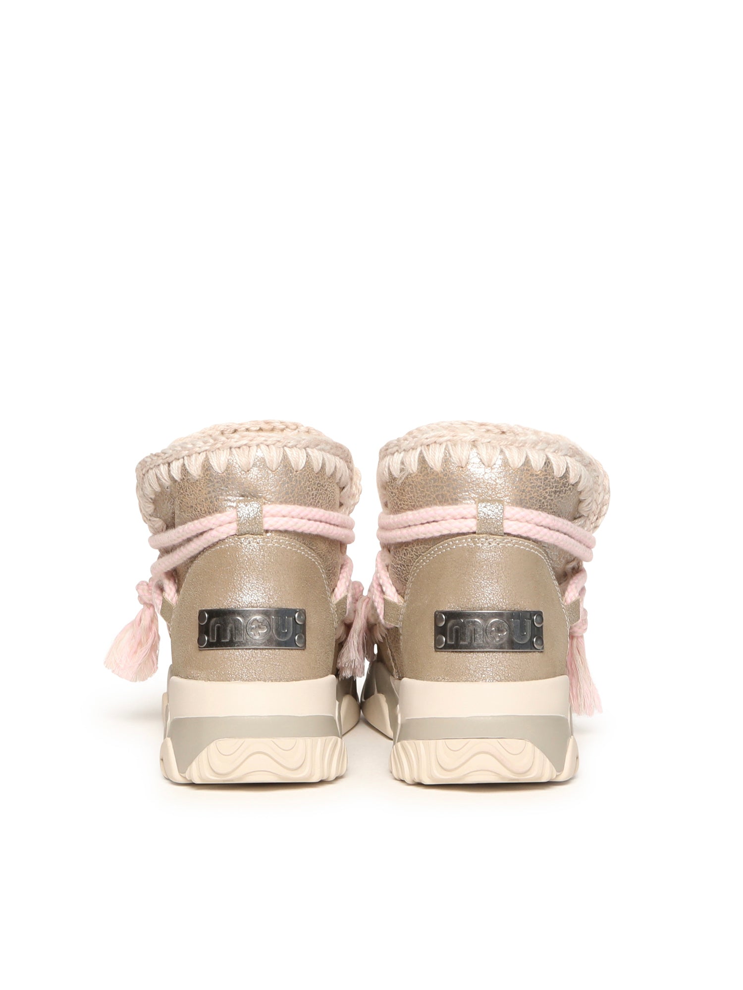 Mou Sneakers Stone Metalic Sheepskin