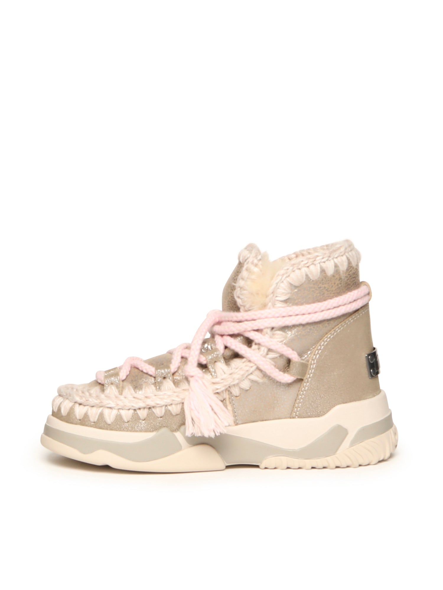 Mou Sneakers Stone Metalic Sheepskin