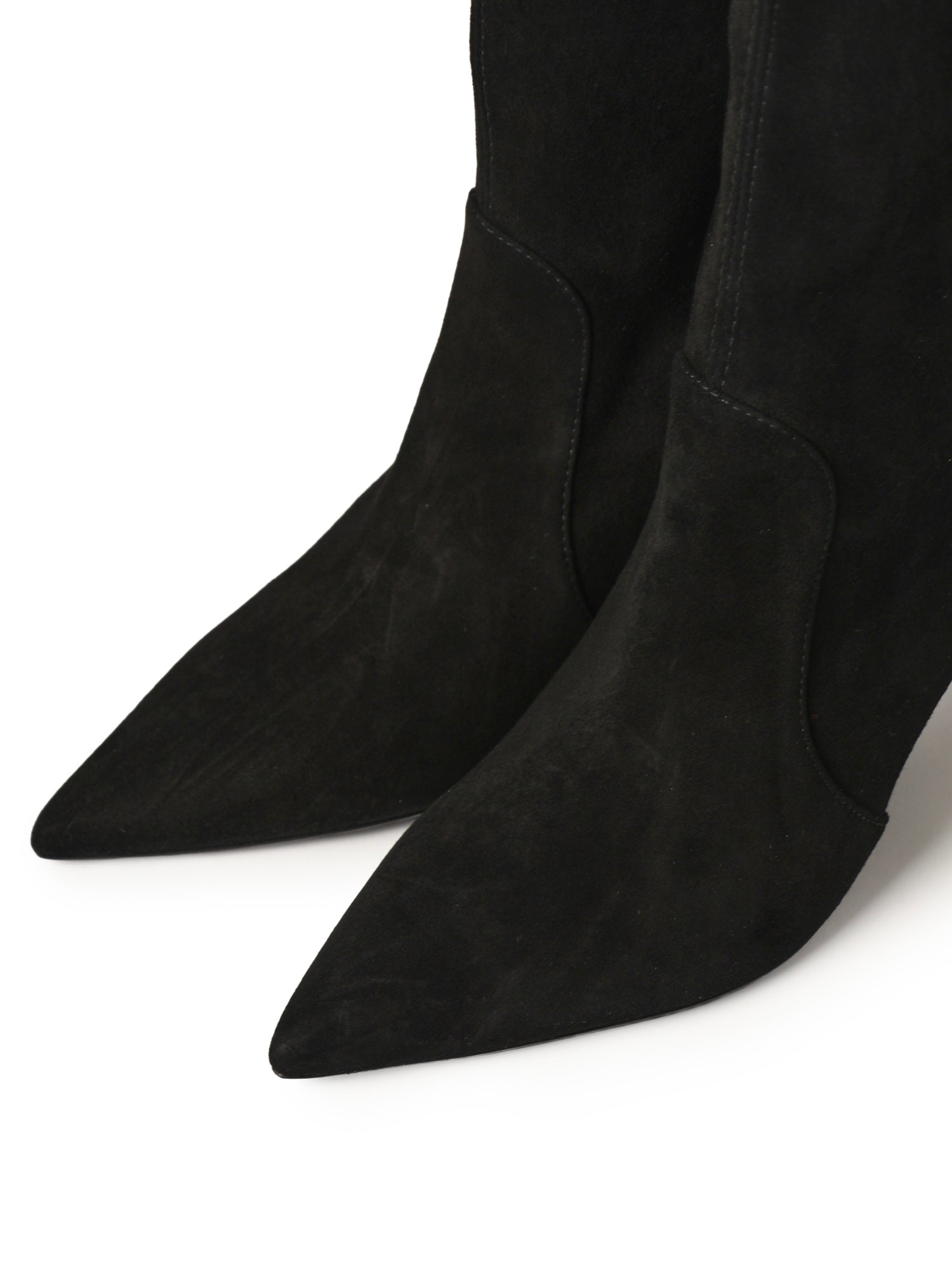 Stuart Weitzman Boots Black Goatskin
