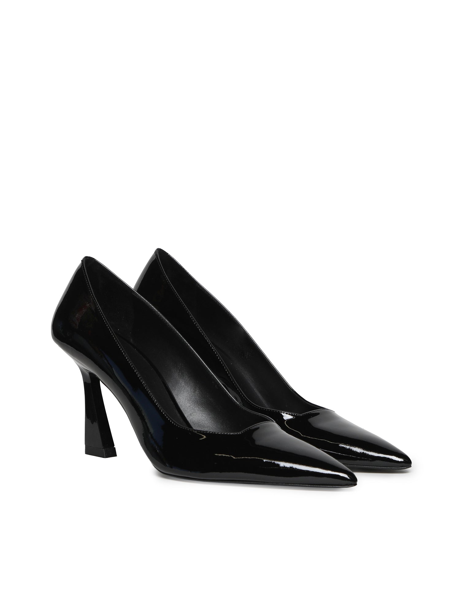 Stuart Weitzman With Heel Black Polyurethane