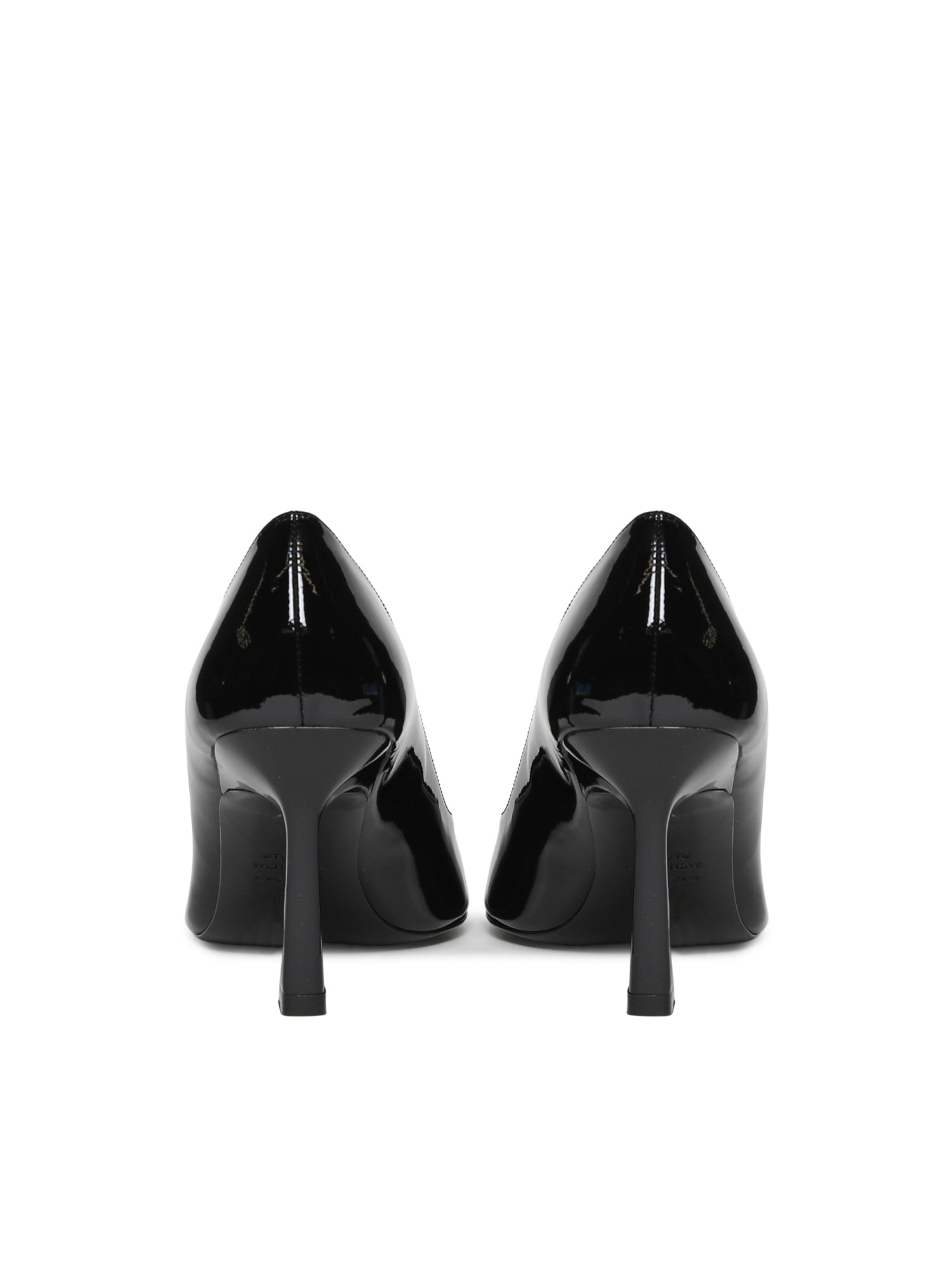 Stuart Weitzman With Heel Black Polyurethane