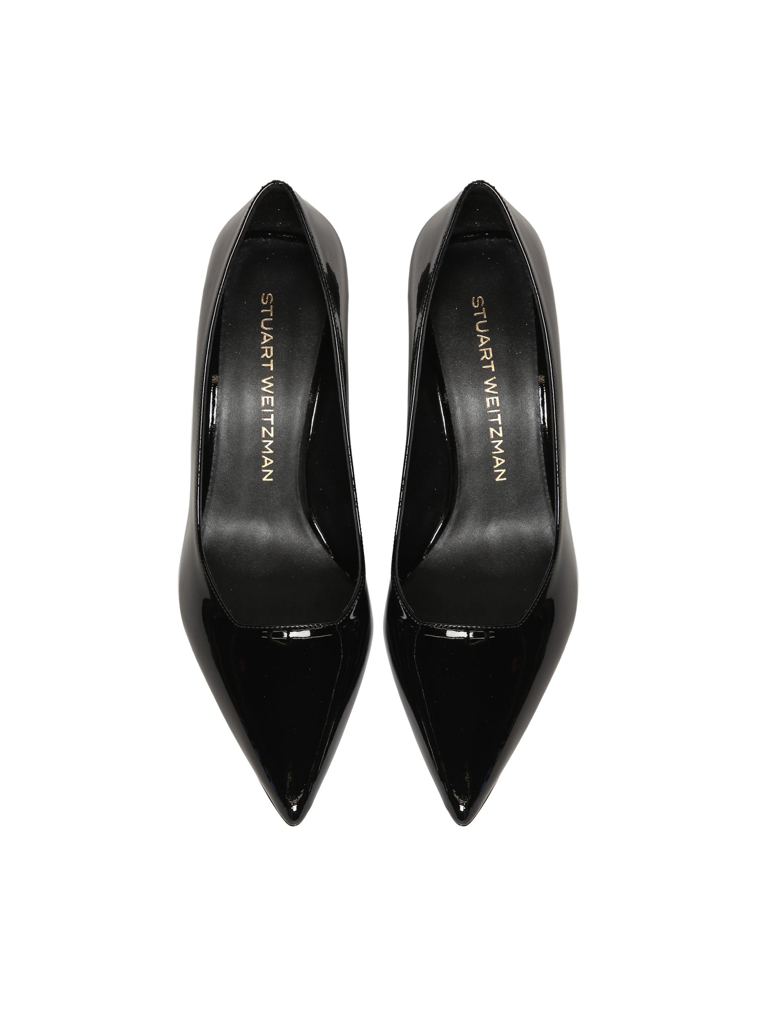 Stuart Weitzman With Heel Black Polyurethane