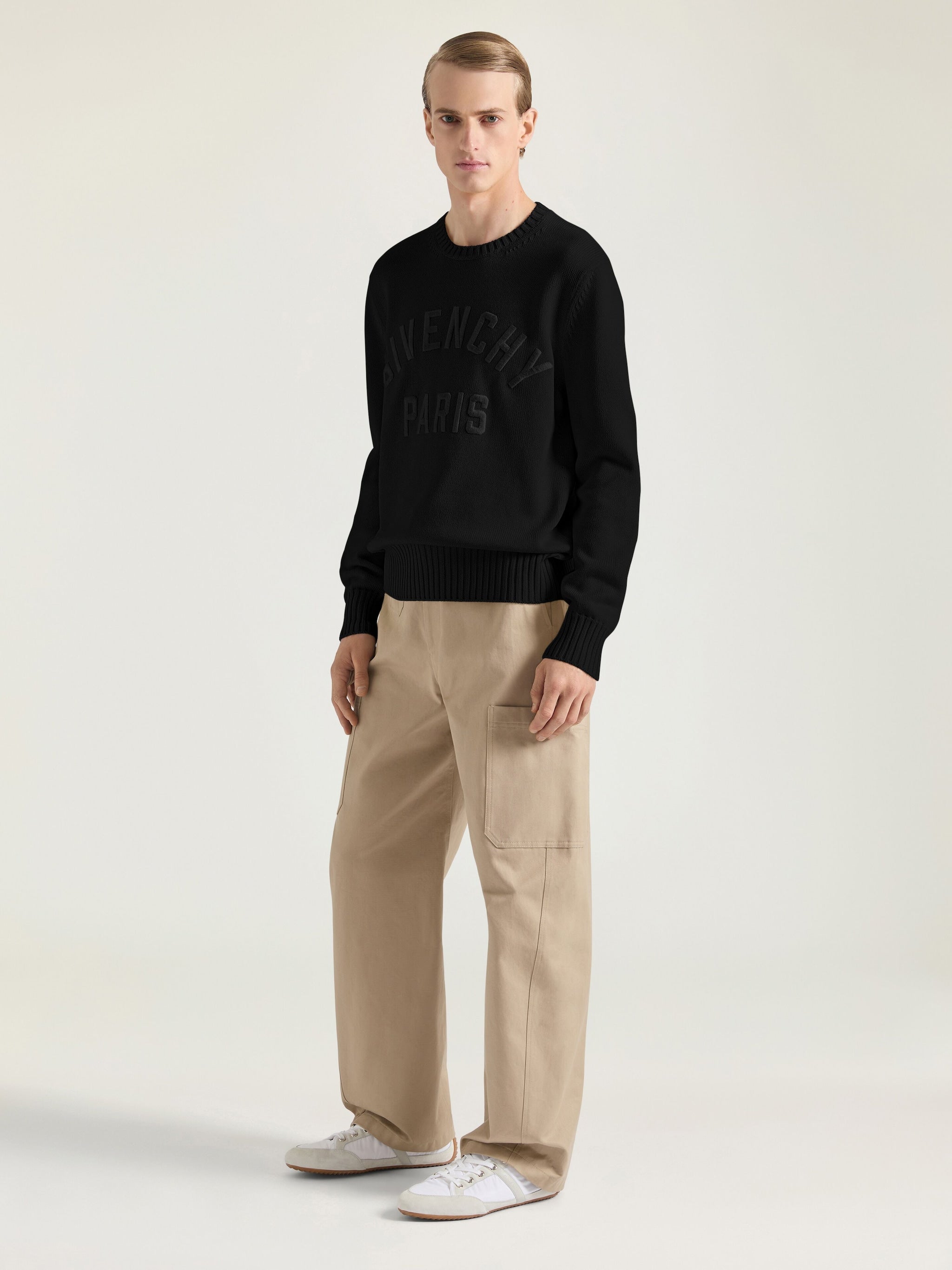 Crew Neck Sweater Black Maglia