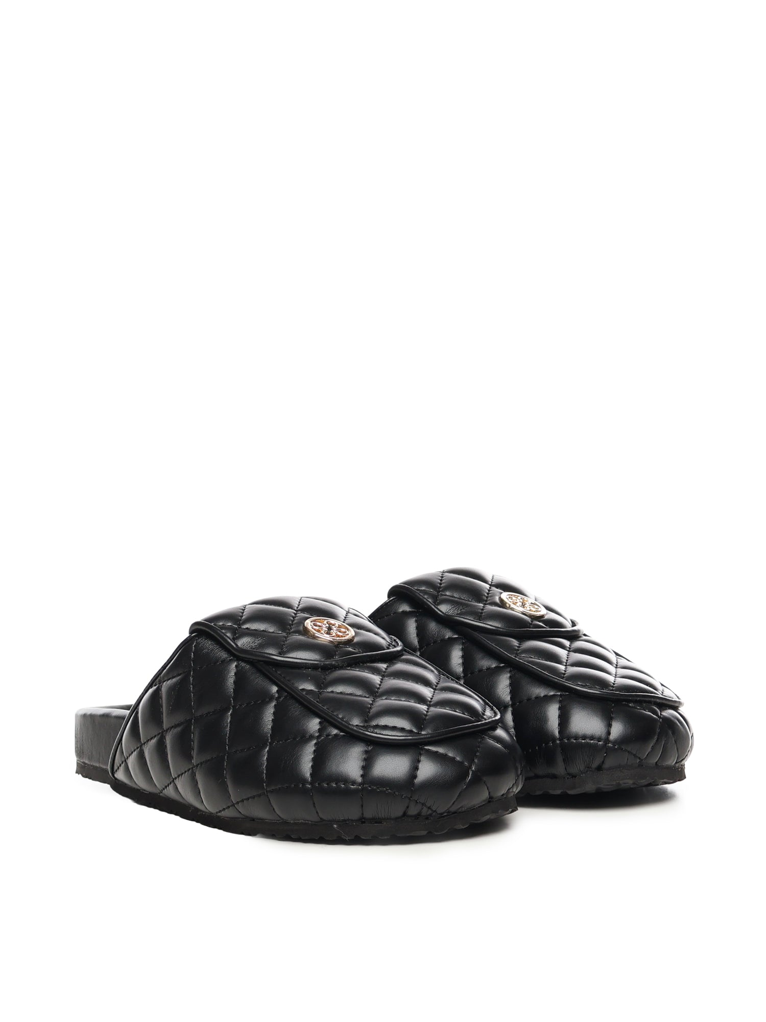 V° 73 Sandals Black Polyurethane