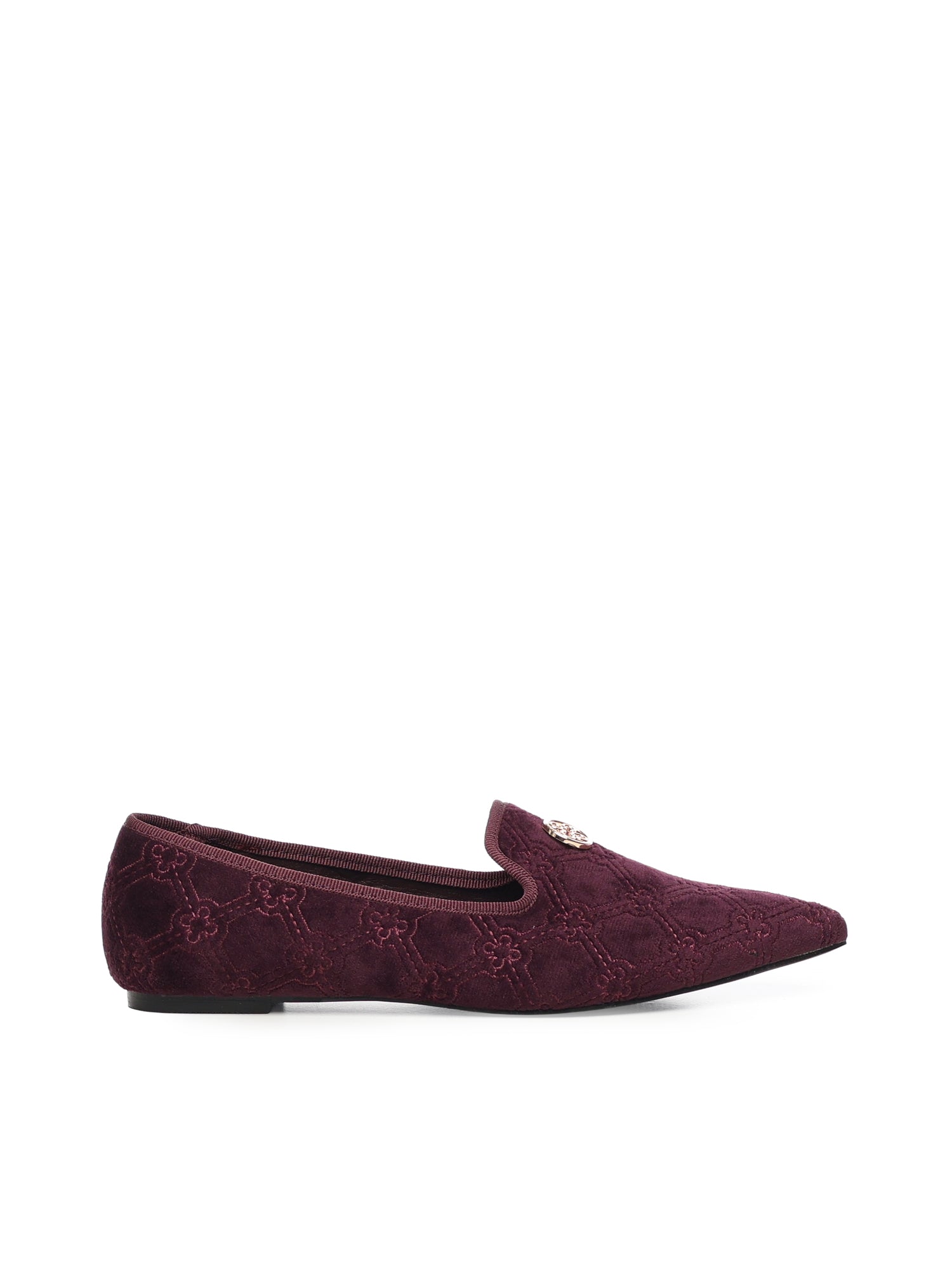 V° 73 Flat shoes Bordeaux Polyester