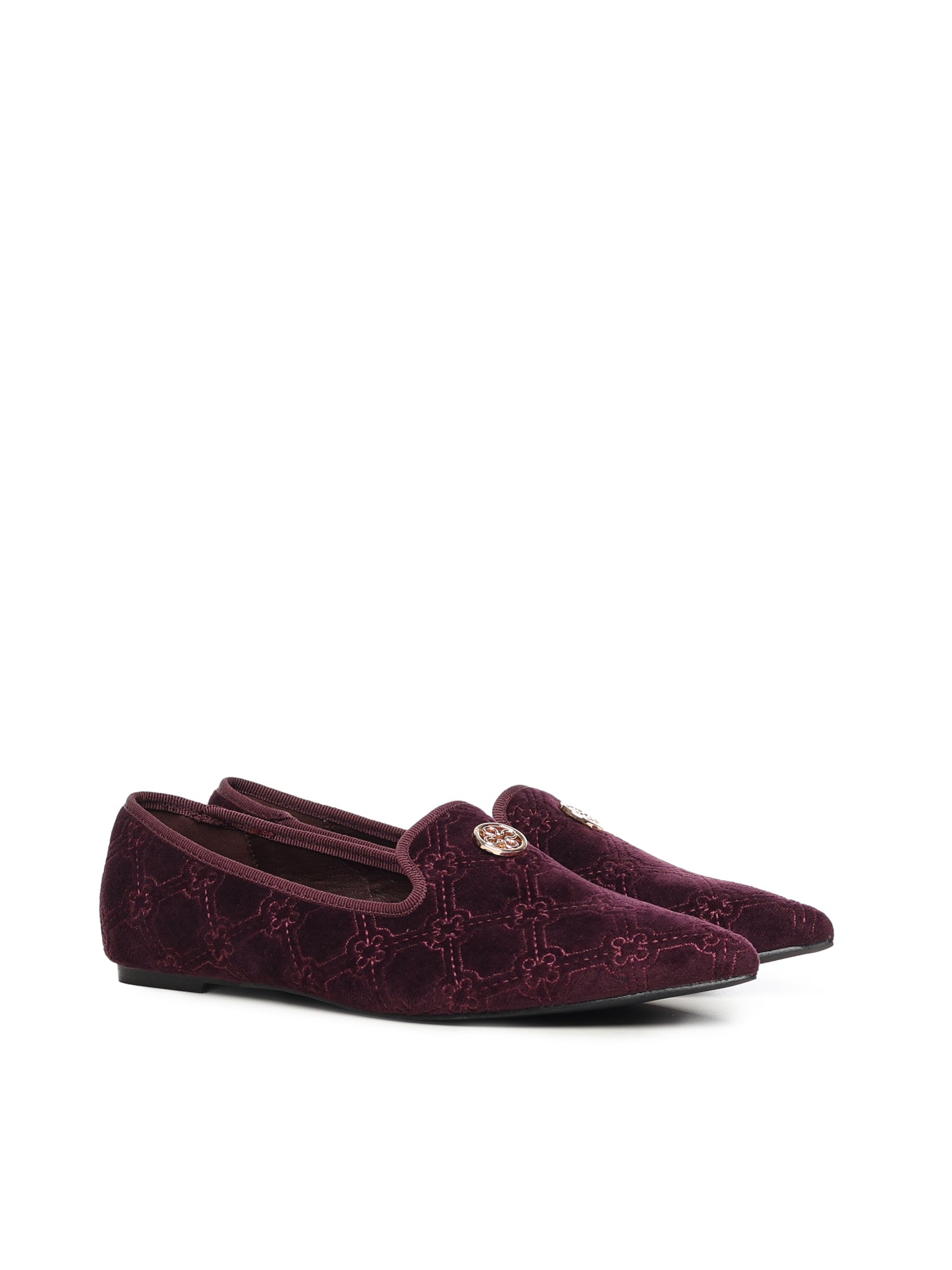 V° 73 Flat shoes Bordeaux Polyester