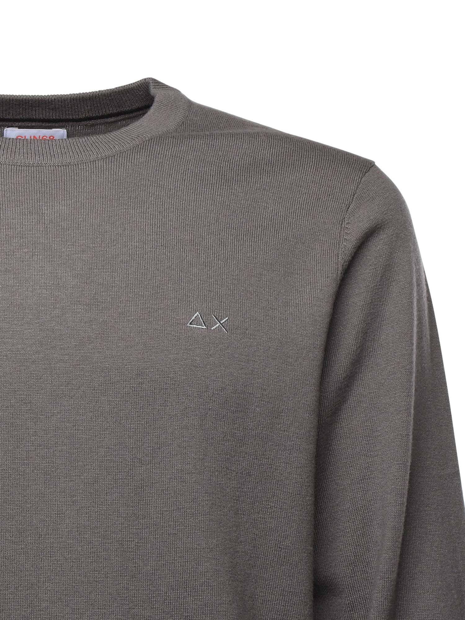 Sun 68 Sweaters Grey Wool