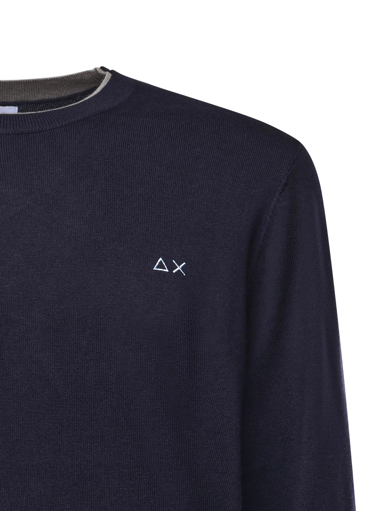 Sun 68 Sweaters Blue Wool