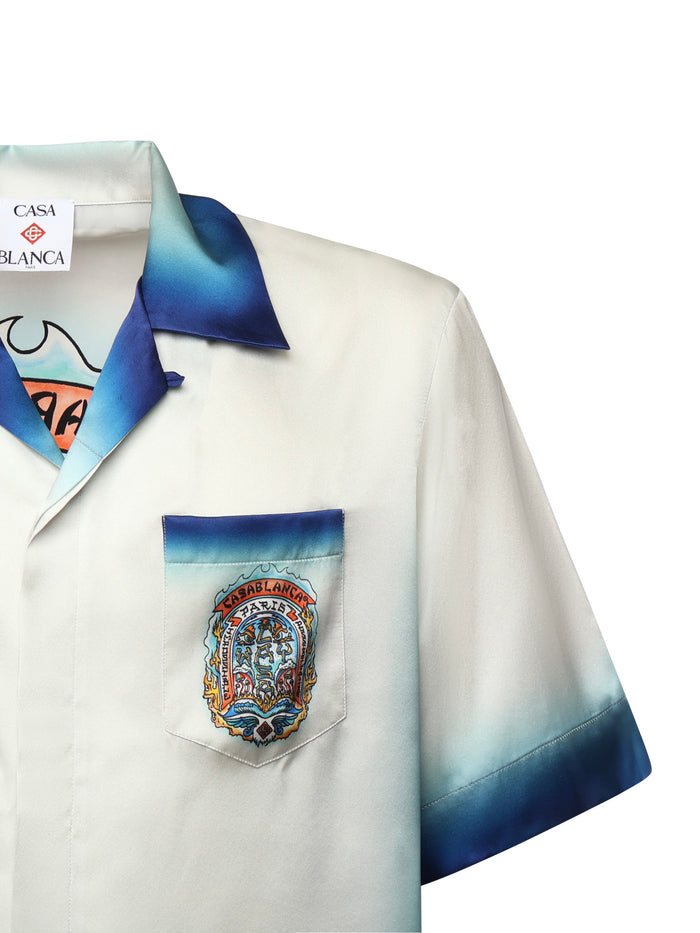 Casablanca Shirts White Silk