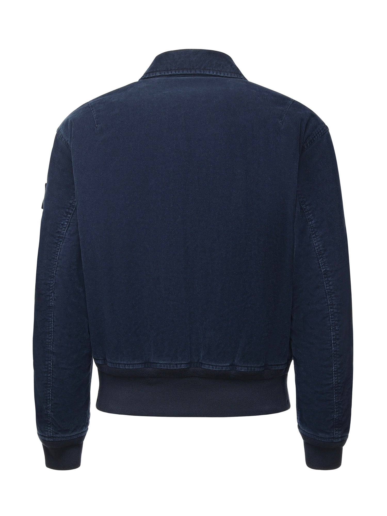 Stone Island Coats Blue Cotton Polyester