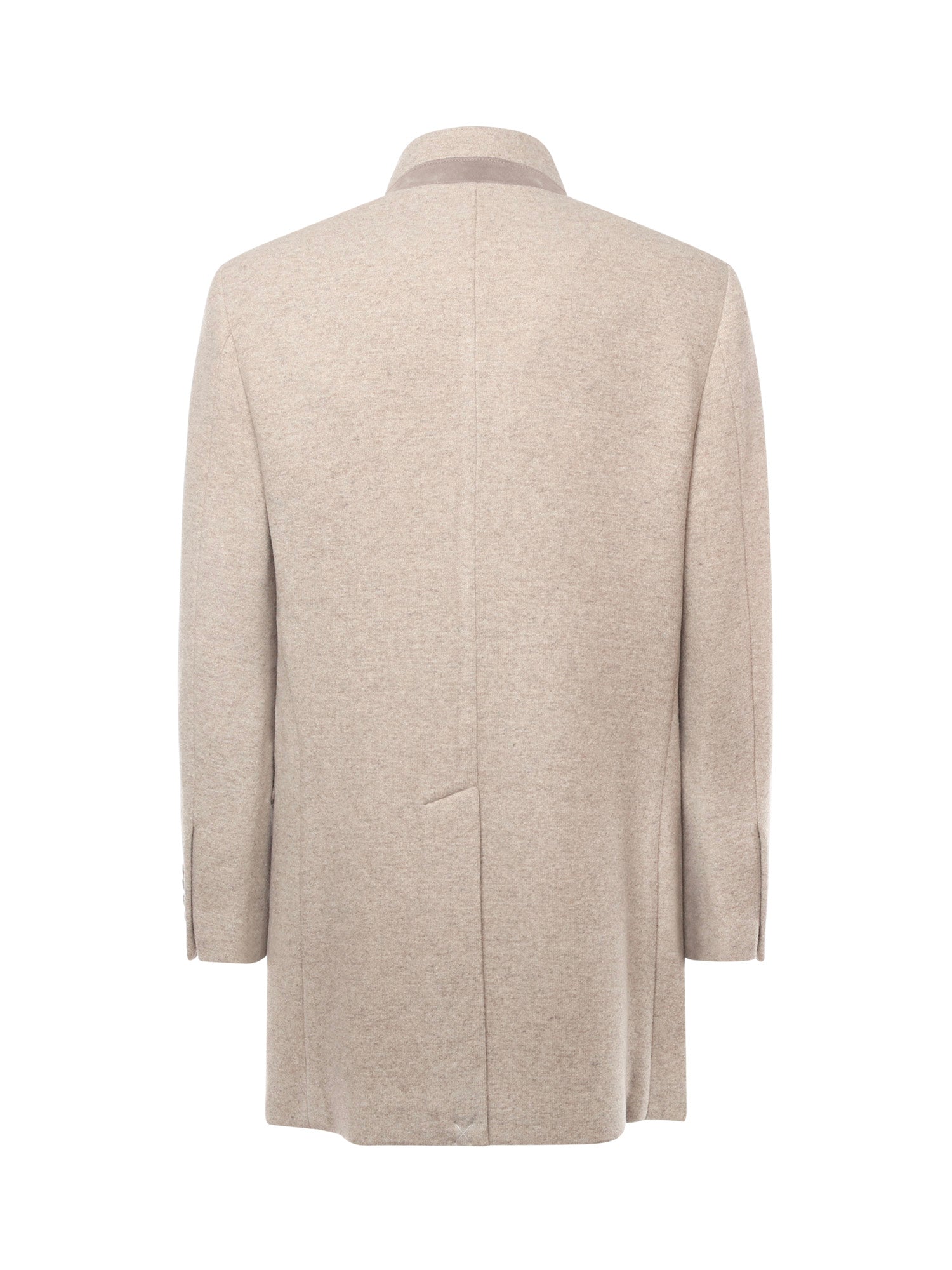 Fay Coats Beige Wool