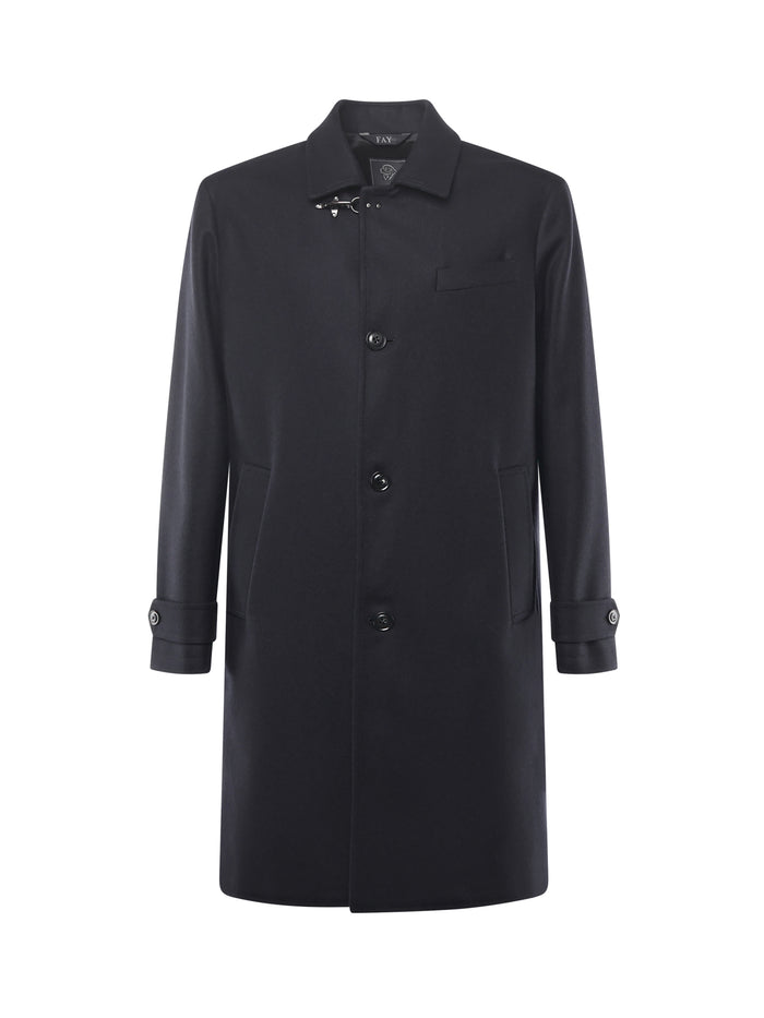 Fay Coats Blue Wool