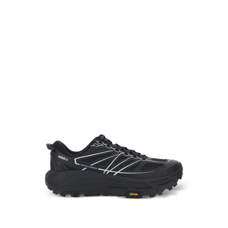 Sneaker With Black Panelled Design Black/white Sole Rubber: 100. Trainers