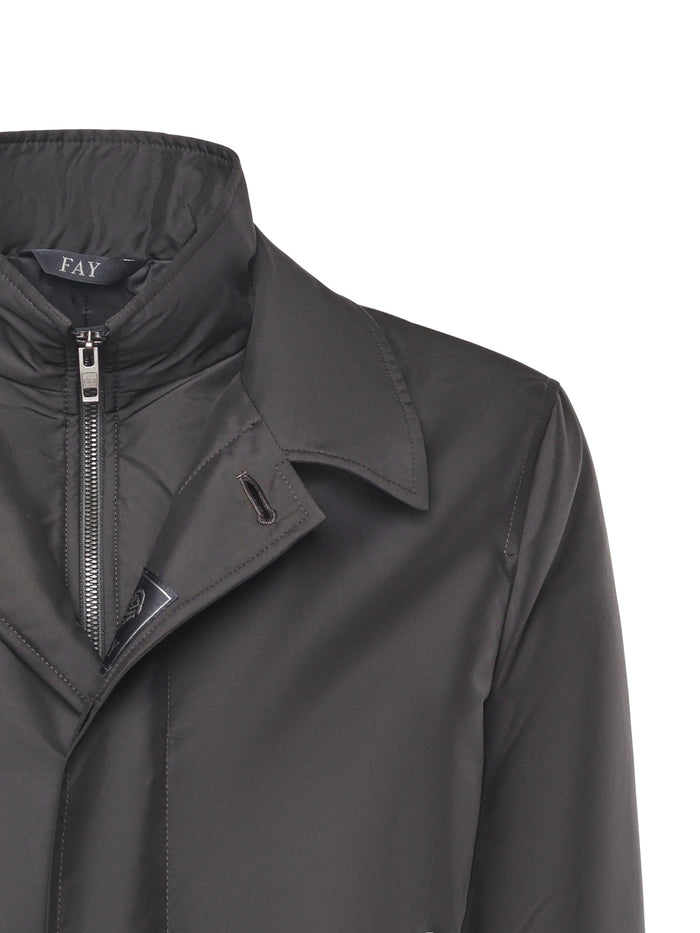 Fay Coats Black Polyester