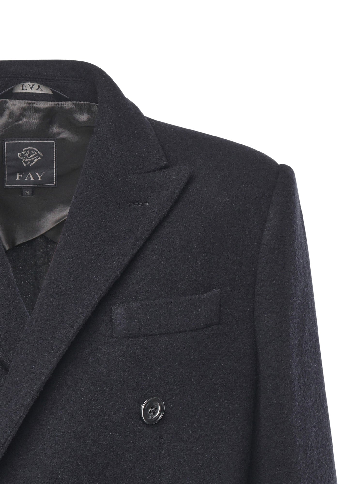 Fay Coats Blue Wool