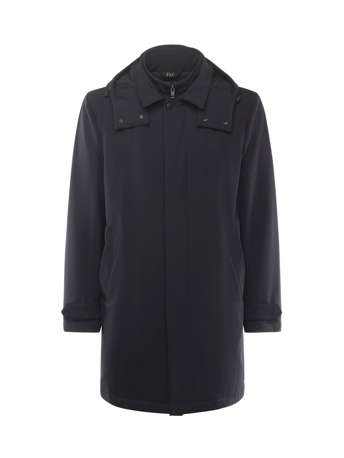 Fay Coats Blue Polyamide