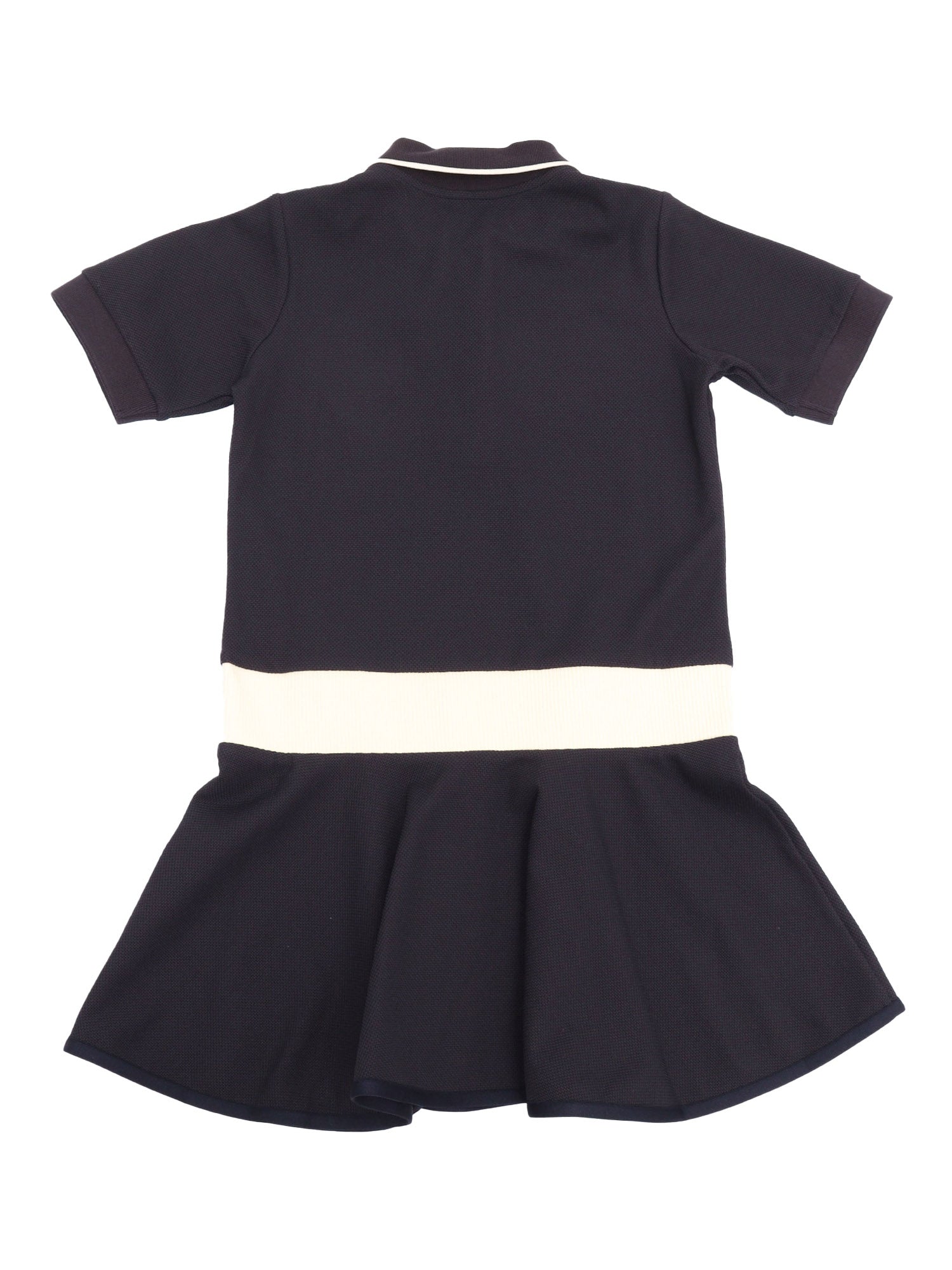 DRESS Blue Cotton Polyamide Elastane