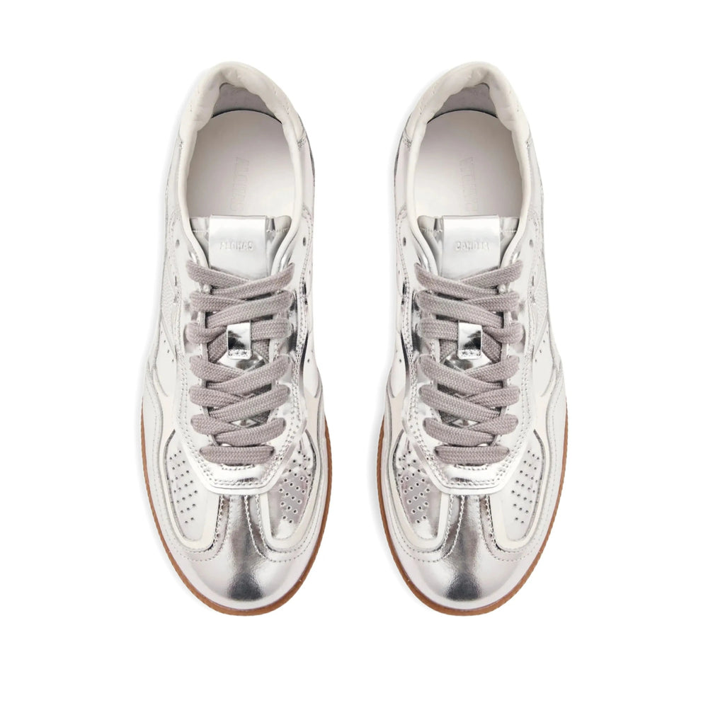 Sneakers Alohas Grey Calf Leather: 100