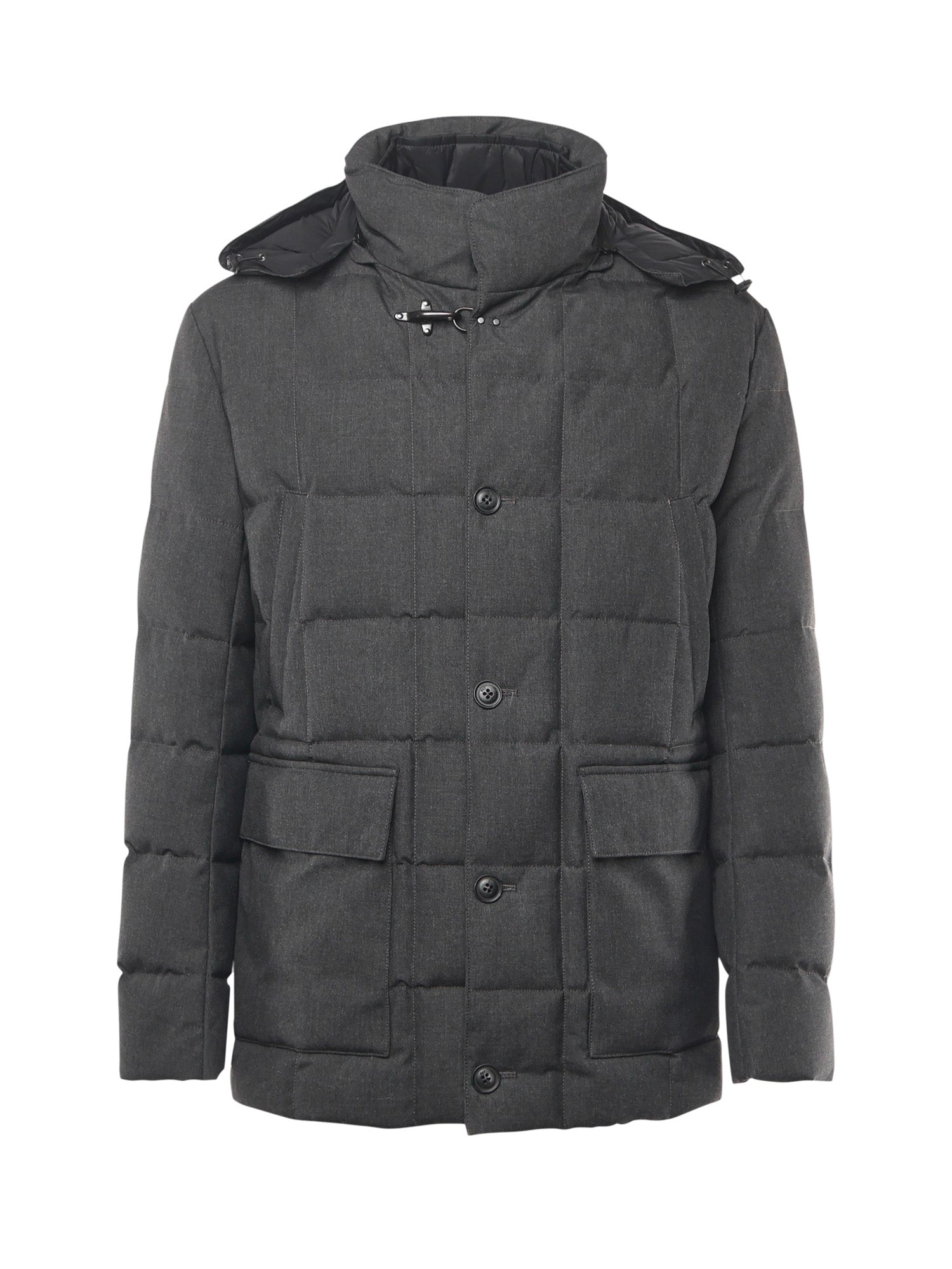 Fay Coats Gray Polyester