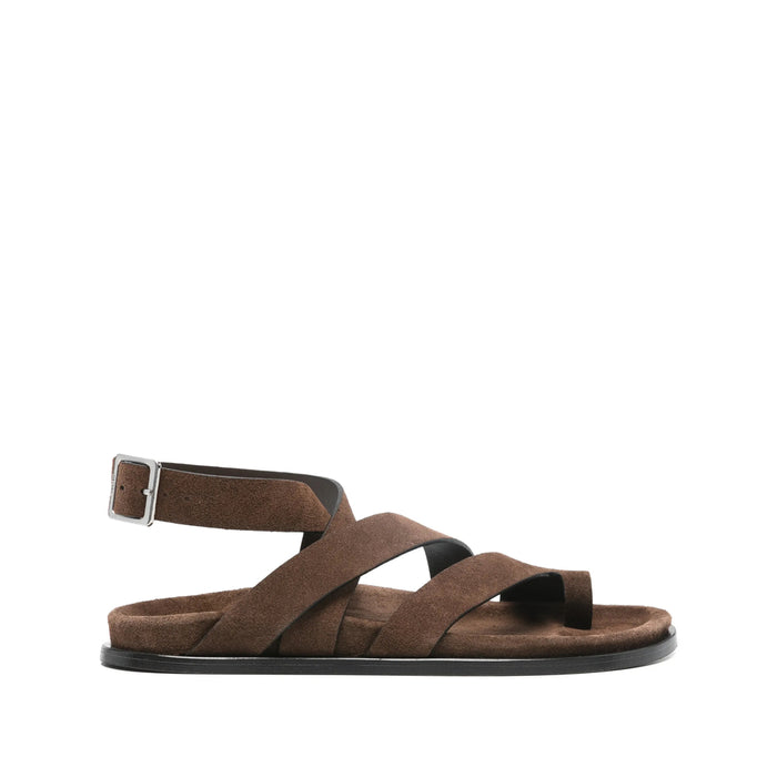 Shoes Alohas Brown Lining Calf Leather: 100