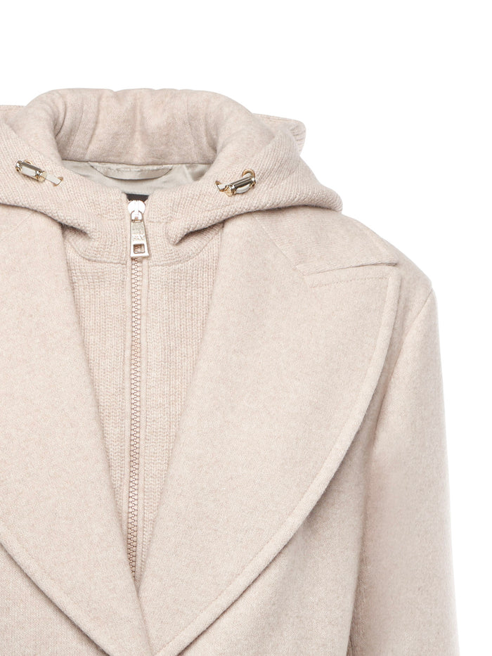 Fay Coats Beige Wool