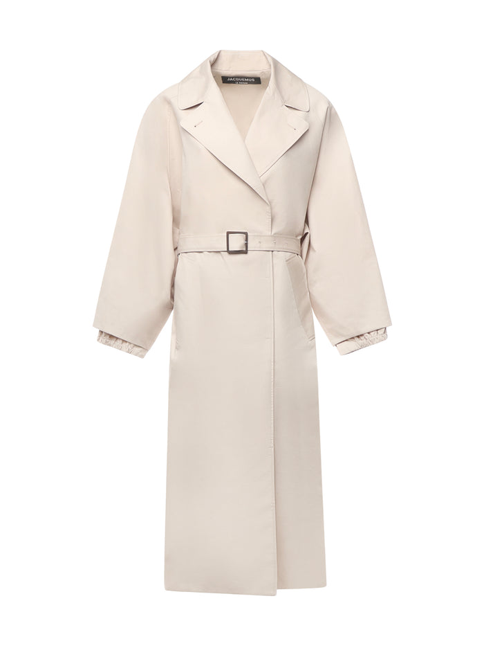 Jacquemus Coats Off-white Cotton