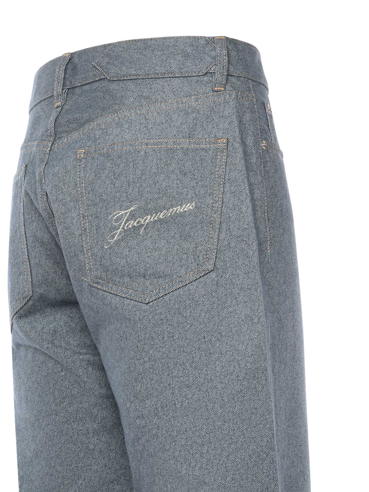 JACQUEMUS Jeans Blue Cotton