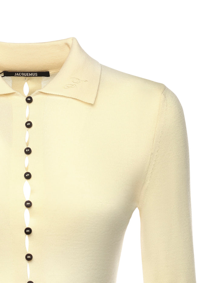 Jacquemus T-Shirts And Polos Pale Yellow Merino Wool