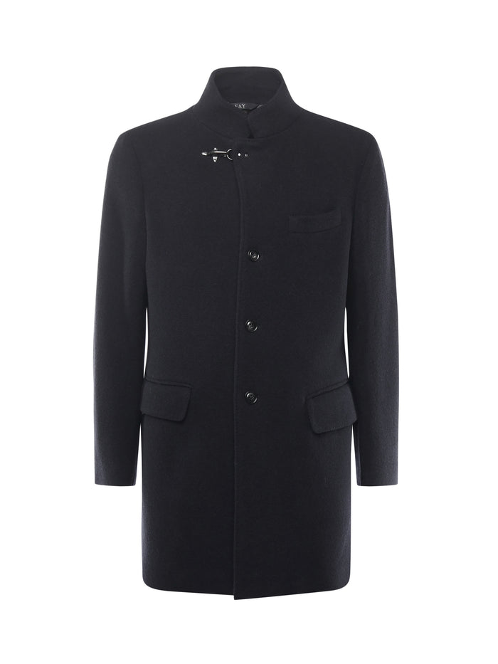 Fay Coats Blue Wool