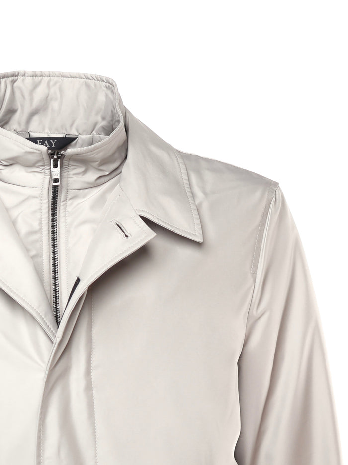 Fay Coats Beige Polyester