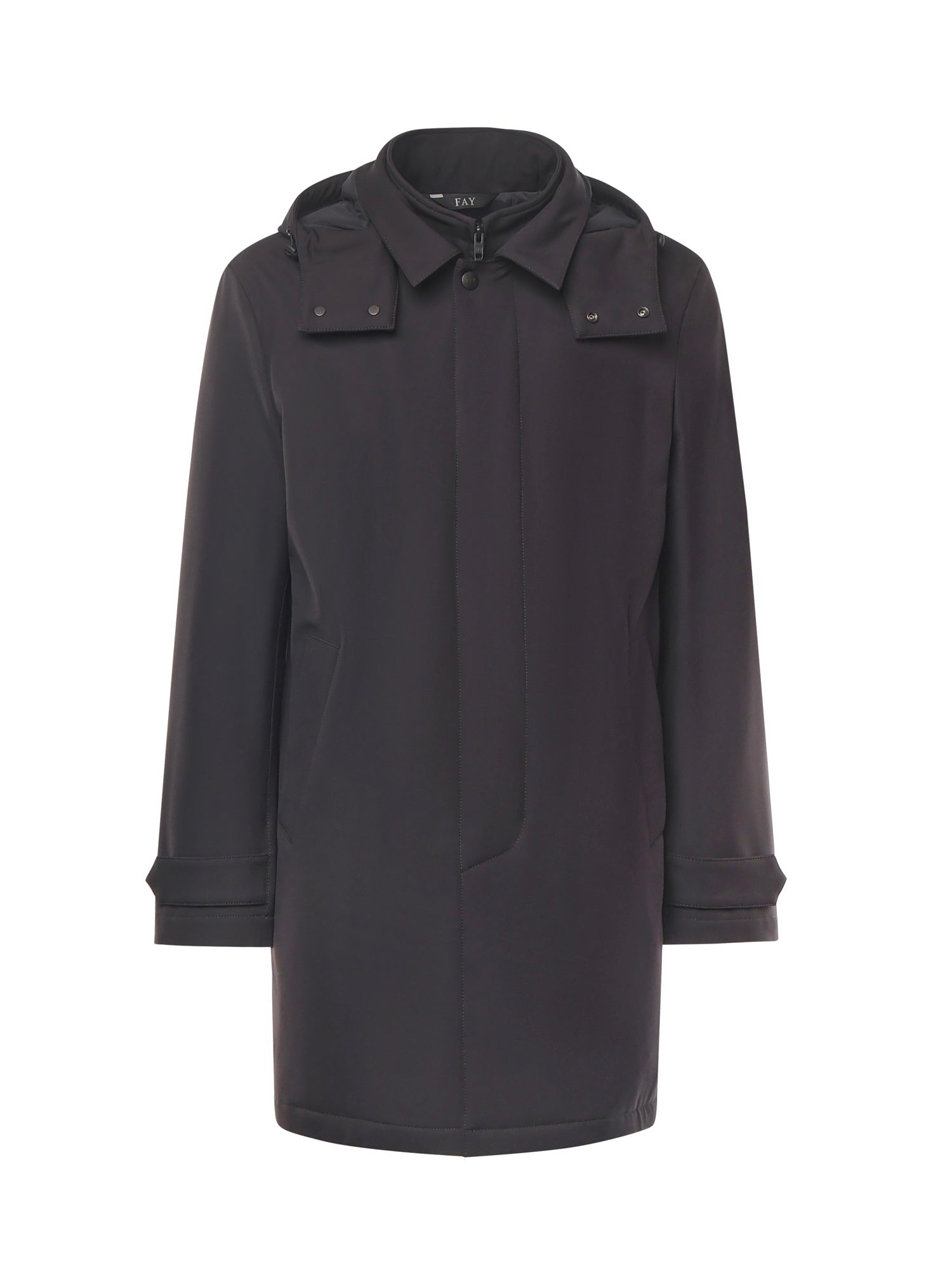 Fay Coats Black Polyamide
