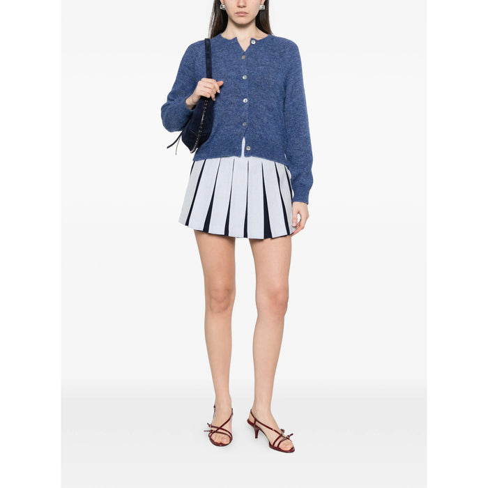 Skirt Vivetta Blue Lining Cotton: 96
