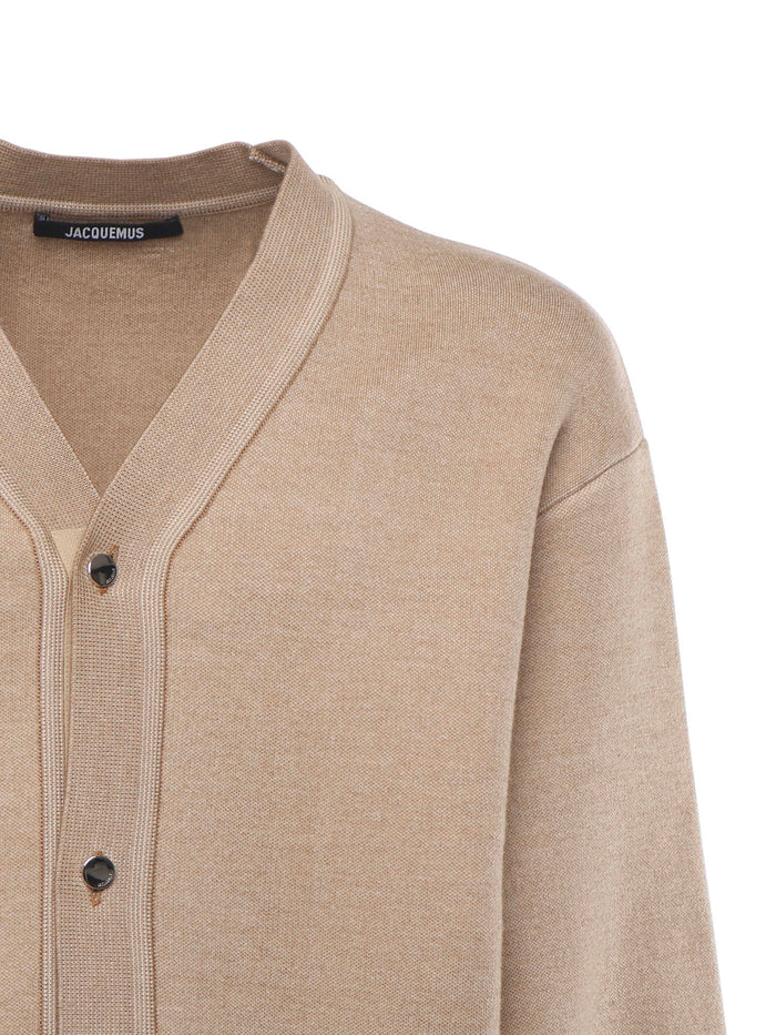 Jacquemus Sweaters Multi Beige Merino Wool