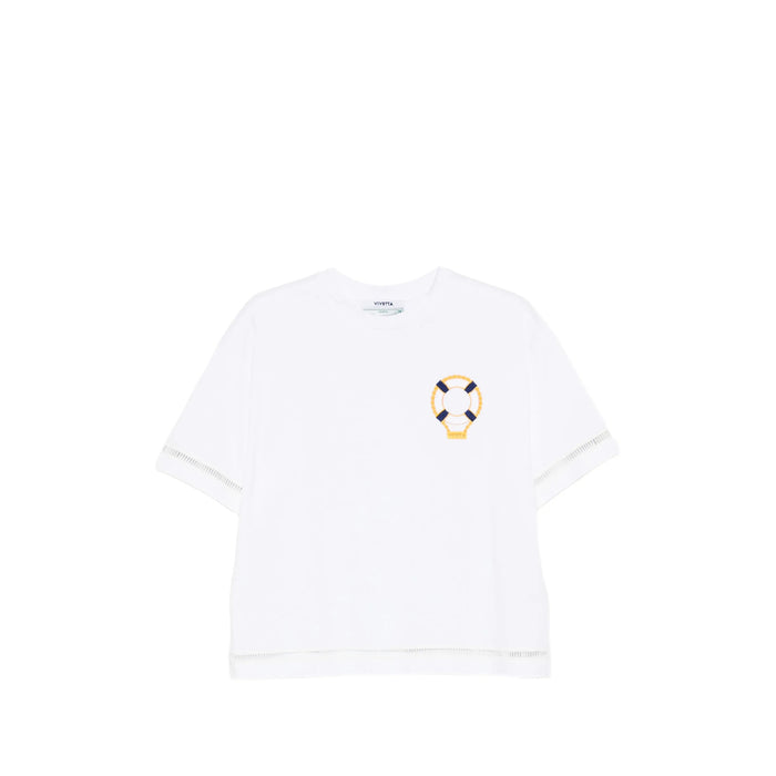 T-Shirt Vivetta White Cotton: 100. T-shirts