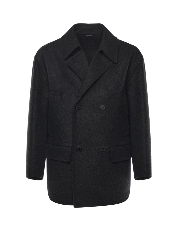 Fendi Coats Black Virgin Wool