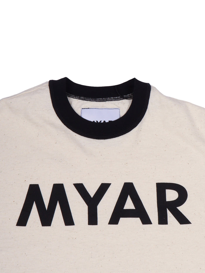 Myt60u T-Shirt Cream Cotton Short Sleeves