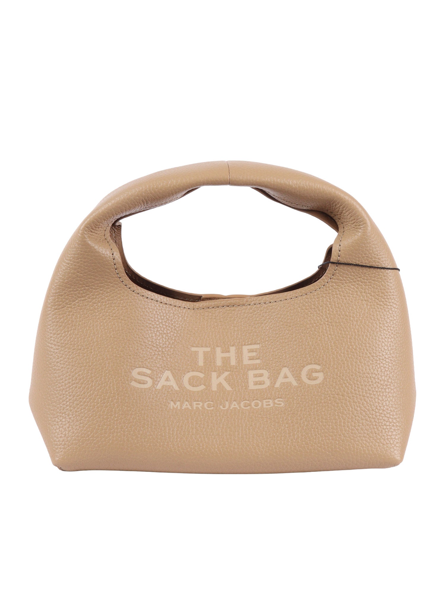 THE MINI SACK Camel Cow Leather Shoulder Bag